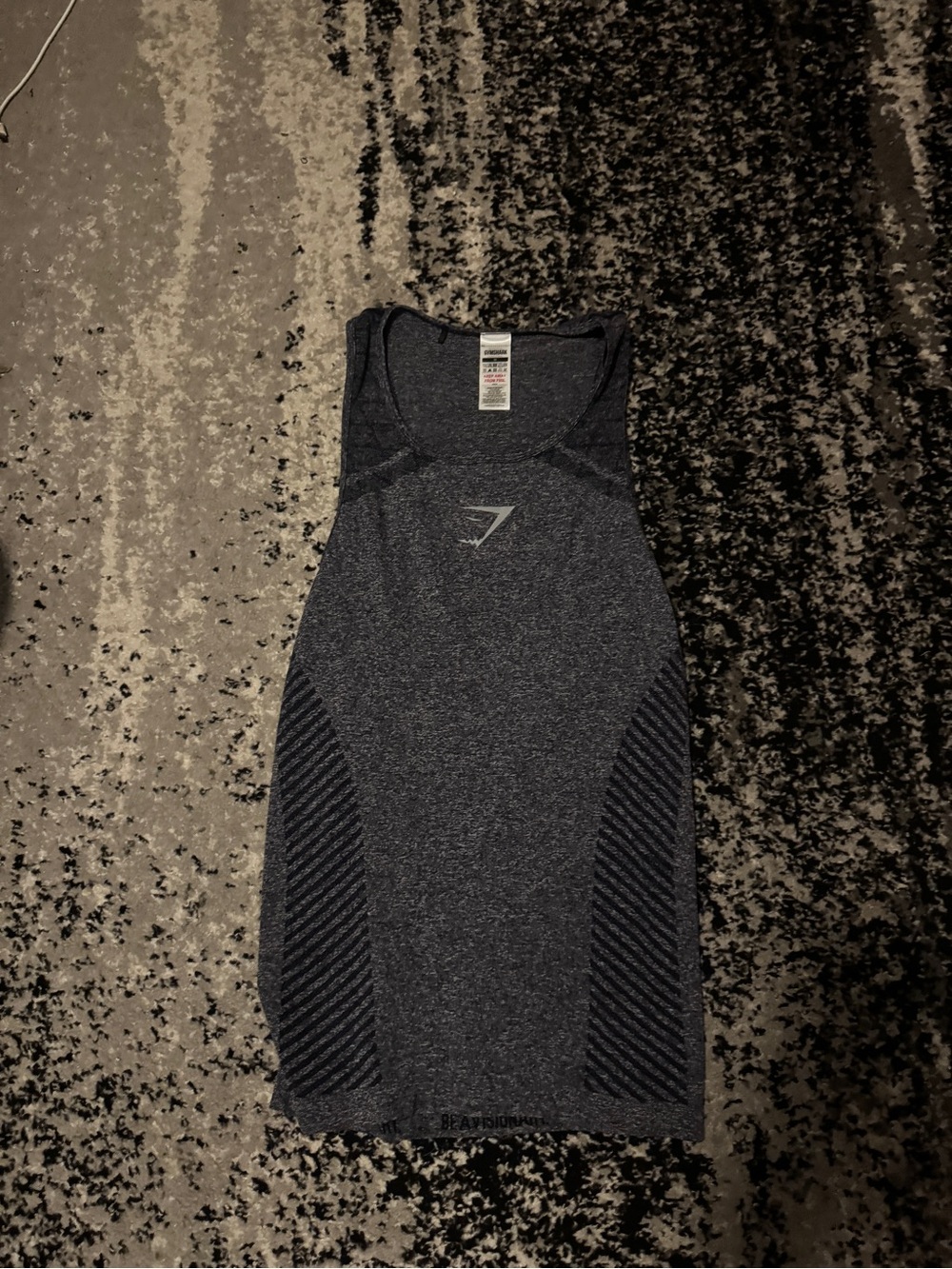 Gymshark Devant Medium Heavy Blue Tank Top